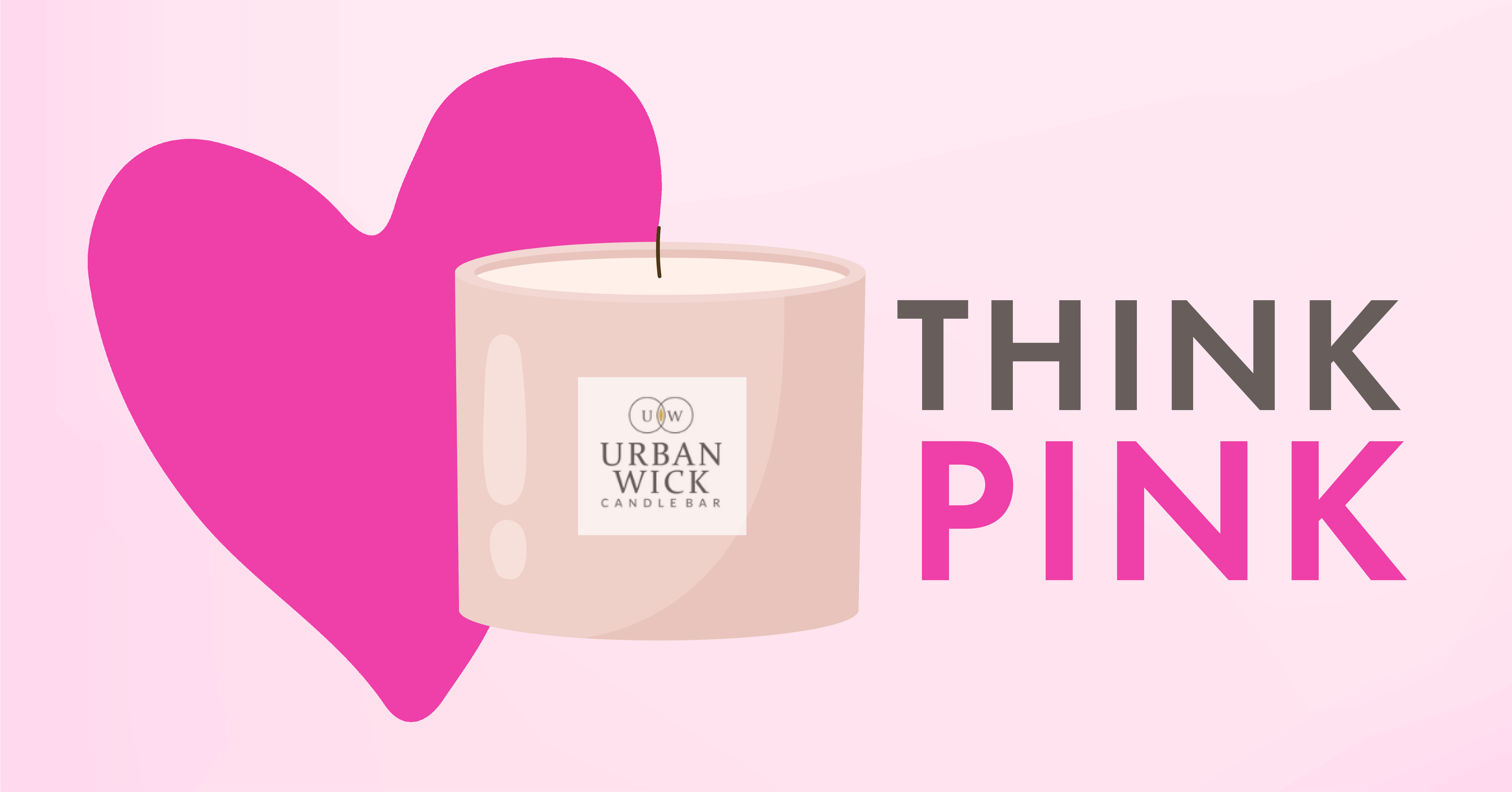 Urban Wick Candle Bar Think Pink